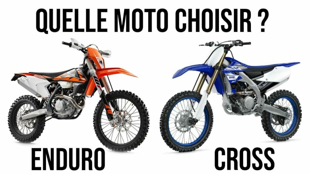 Quelles sont les différences entre moto cross et enduro ?